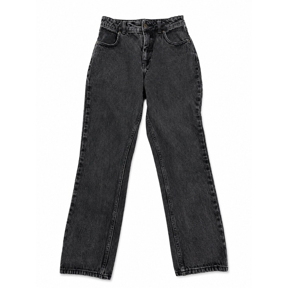 Afends Organic Cotton Jeans‎ Womens Size 24 Black Denim Straight Leg